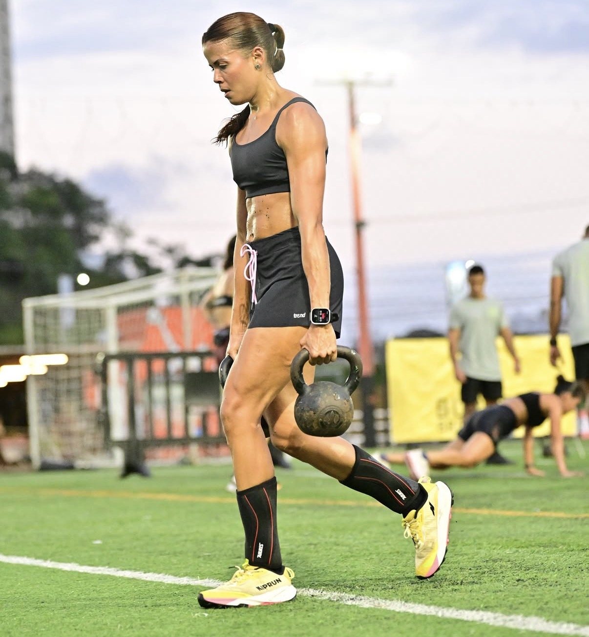 Atleta da Forging Performance em treinamento